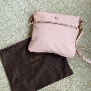 Pink Soft Leather Kate Spade Crossbody